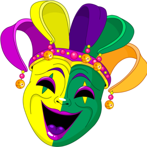 a mardi gras/carnival greeting
